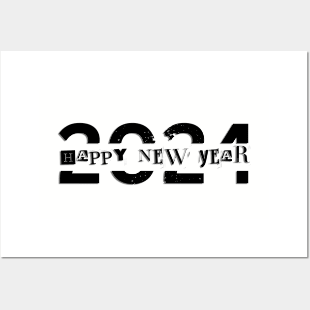 "2024: A Year of Hope and Happiness - Celebrate with Our Exclusive New Year Print-On-Demand Collection!" Wall Art by Artistic Design